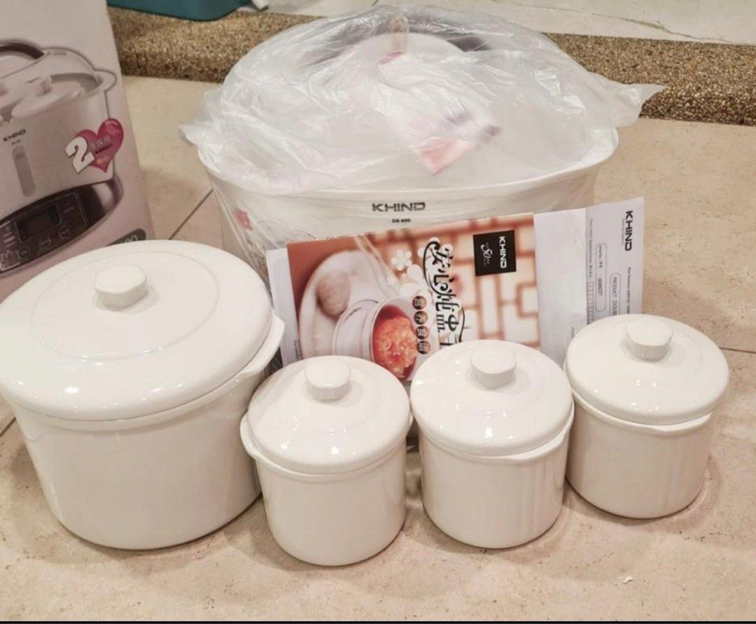 Khind double boiler DB600, Furniture & Home Living, Kitchenware