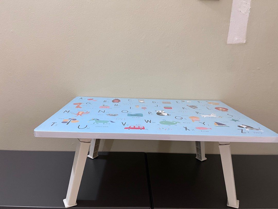 Kid foldable study table, Furniture & Home Living, Furniture, Tables