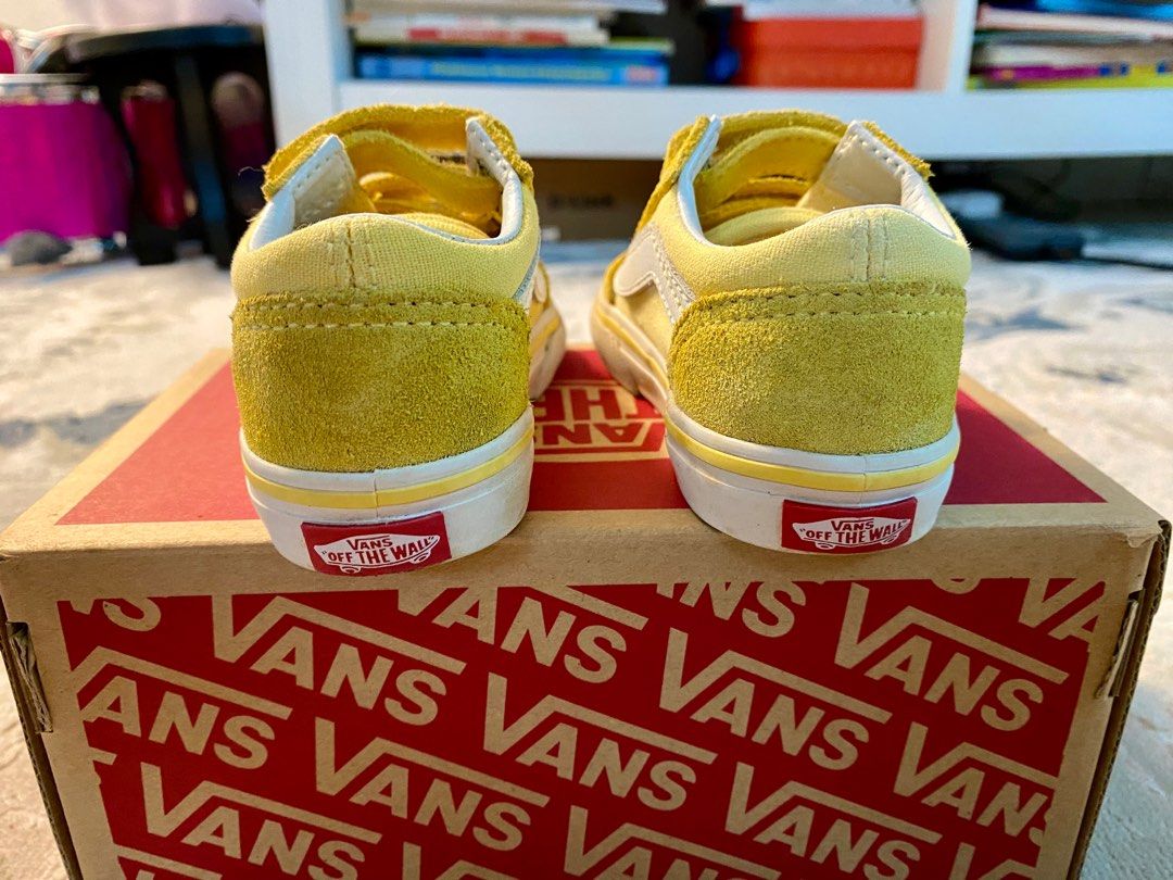 Kids sale mustard vans