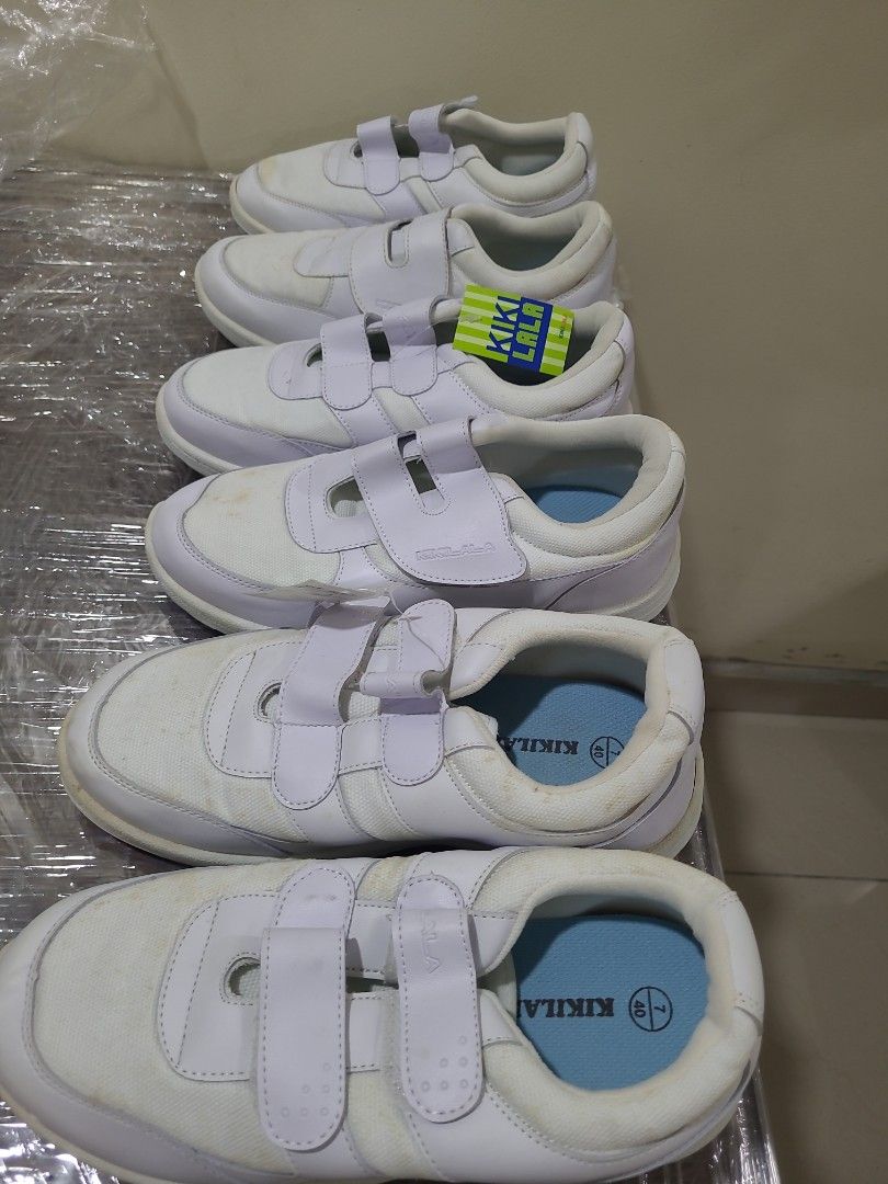Kikilala White School Shoes, Babies & Kids, Babies & Kids Fashion on ...