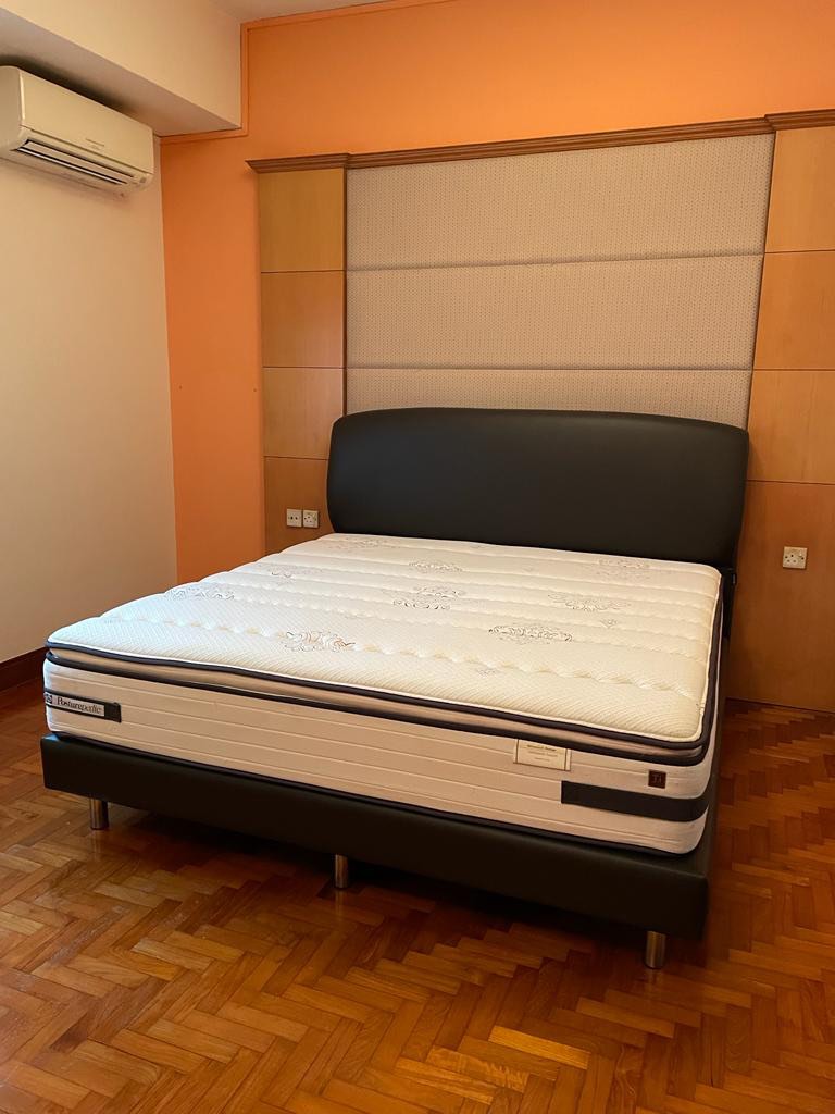 KingSized Sealy Posturepedic mattress and King Koil Bedframe, Furniture & Home Living