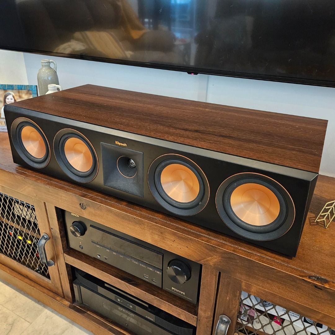 Klipsch RP-504C Center Channel Speaker (Walnut), Audio, Soundbars ...