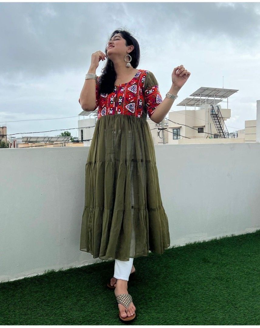 Frock like kurti top