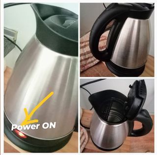 🌸Kyowa Electric Stainless Kettle (1.5 Liters), Automatic Shut off
(NO ISSUE/Good as NEW!)  👉🏻SELLING for ONLY 400(LP)🛍
(from 559)