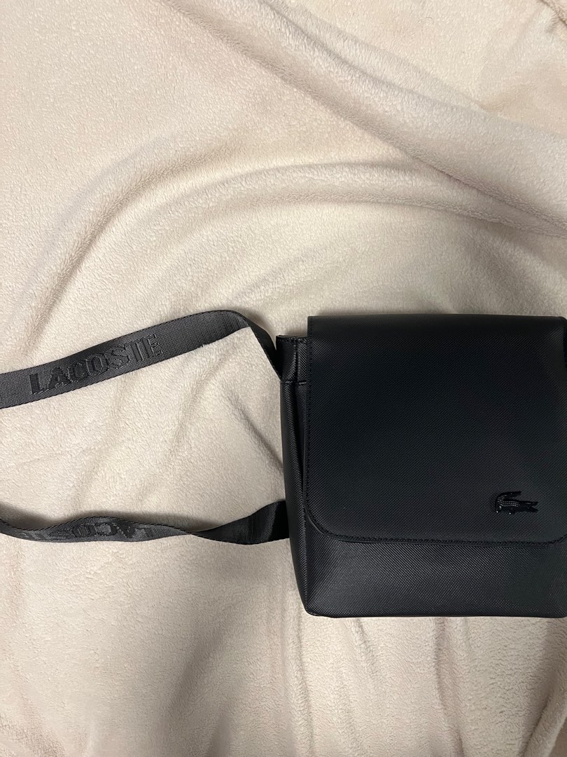 Lacoste Men's Classic Flap Bag, Men's Fashion, Bags, Sling Bags on