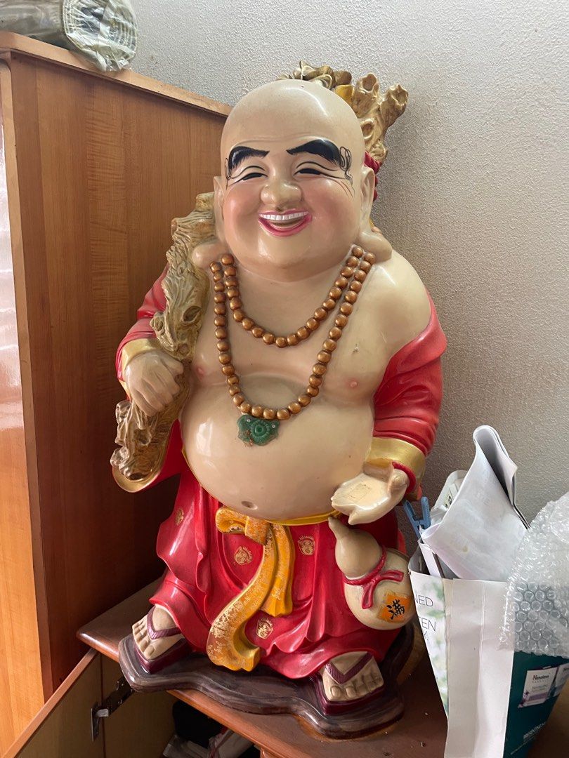 Laughing Buddha statue, Furniture & Home Living, Home Decor, Other Home