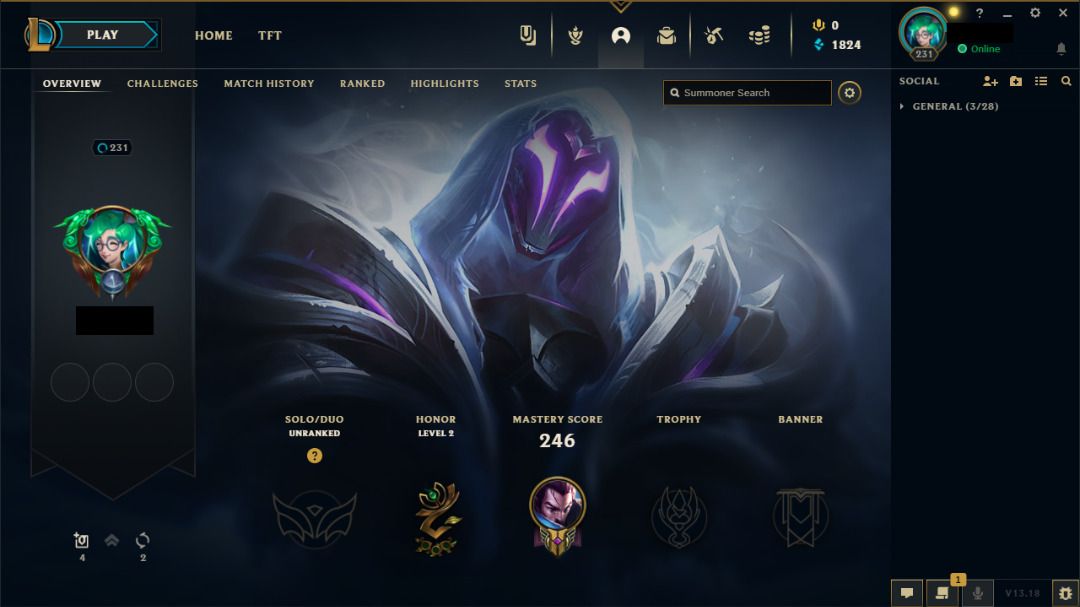 Buy Handleveled LoL Account with Prime Gaming