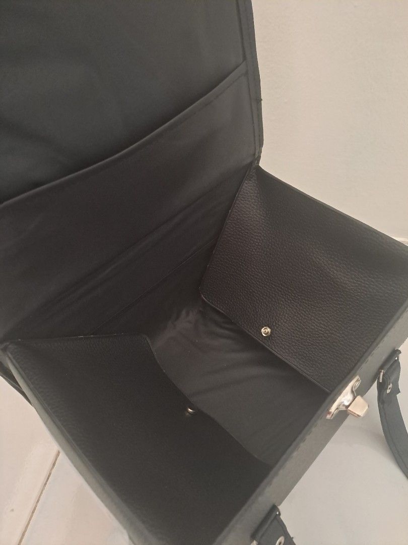 Leather Medical Bag (Category: Clutches) located in Cebu City. Submitted by kommika (Listing ID 1256483580, Image 3). Description: Thick, hard medical bag (square type) Only used twice No damages, no defects RFS: change of bag.