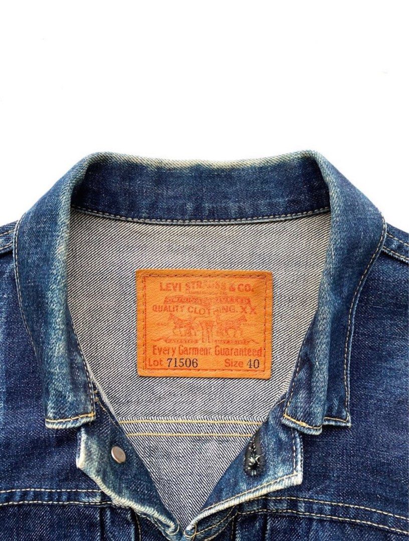 levis big e denim jacket