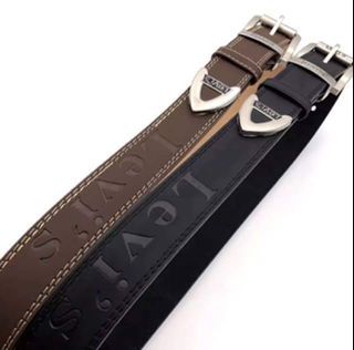Levis Metal Tip Leather Belt for Men