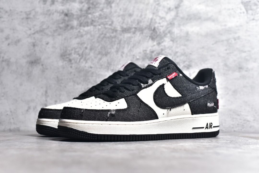 Air force shoes cheap black and white