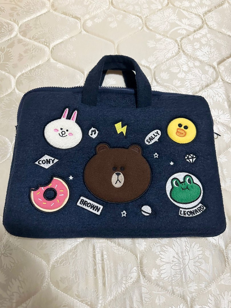 Line Friends laptop carry bag, Computers & Tech, Parts & Accessories