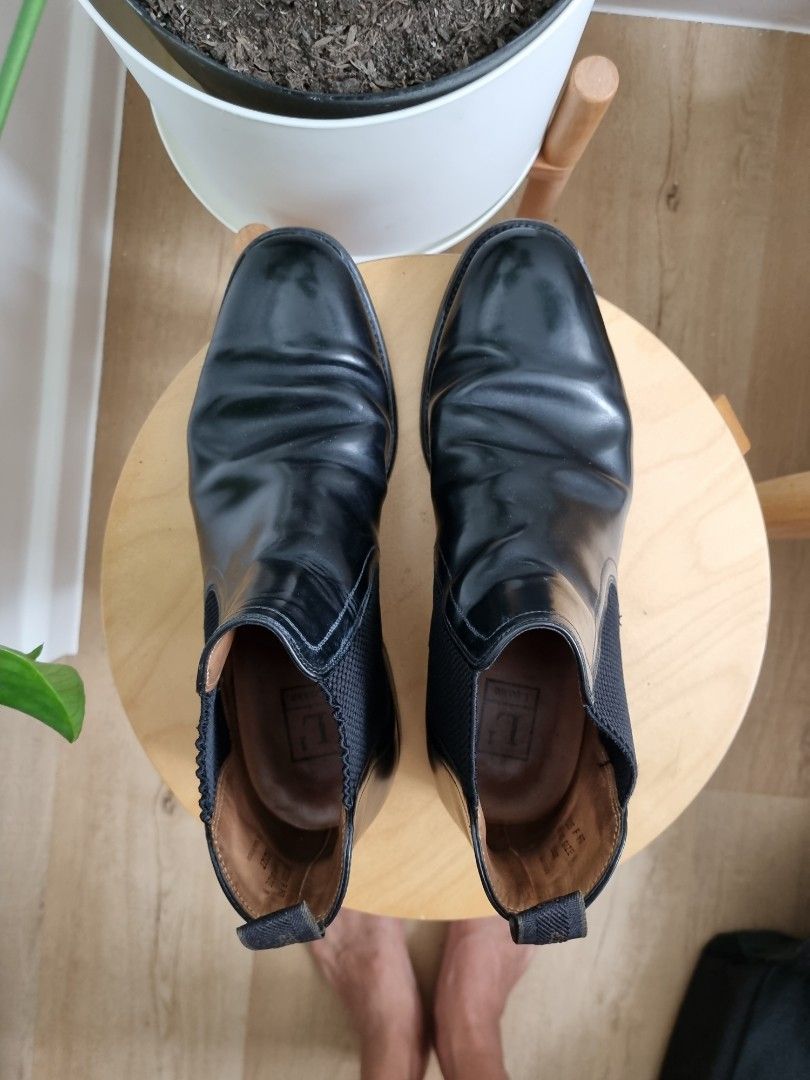 Loake Mens Chelsea Boot Black Size UK 8
