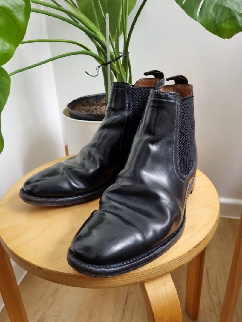 Mens black cheap chelsea boots uk