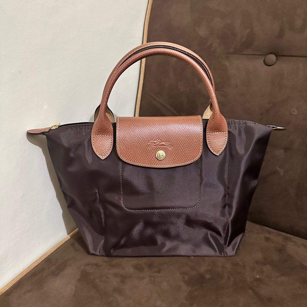 Longchamp Leather Tote Bag, Luxury, Bags & Wallets on Carousell