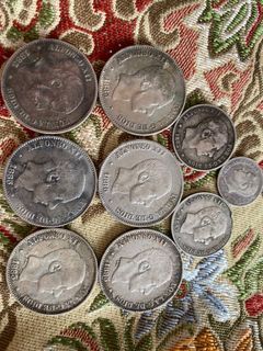 Lot of Alfonso silver coins
