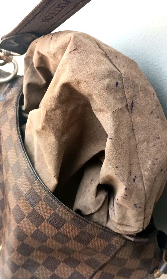 Sling bag LV pria original kulit asli ., Barang Mewah, Tas
