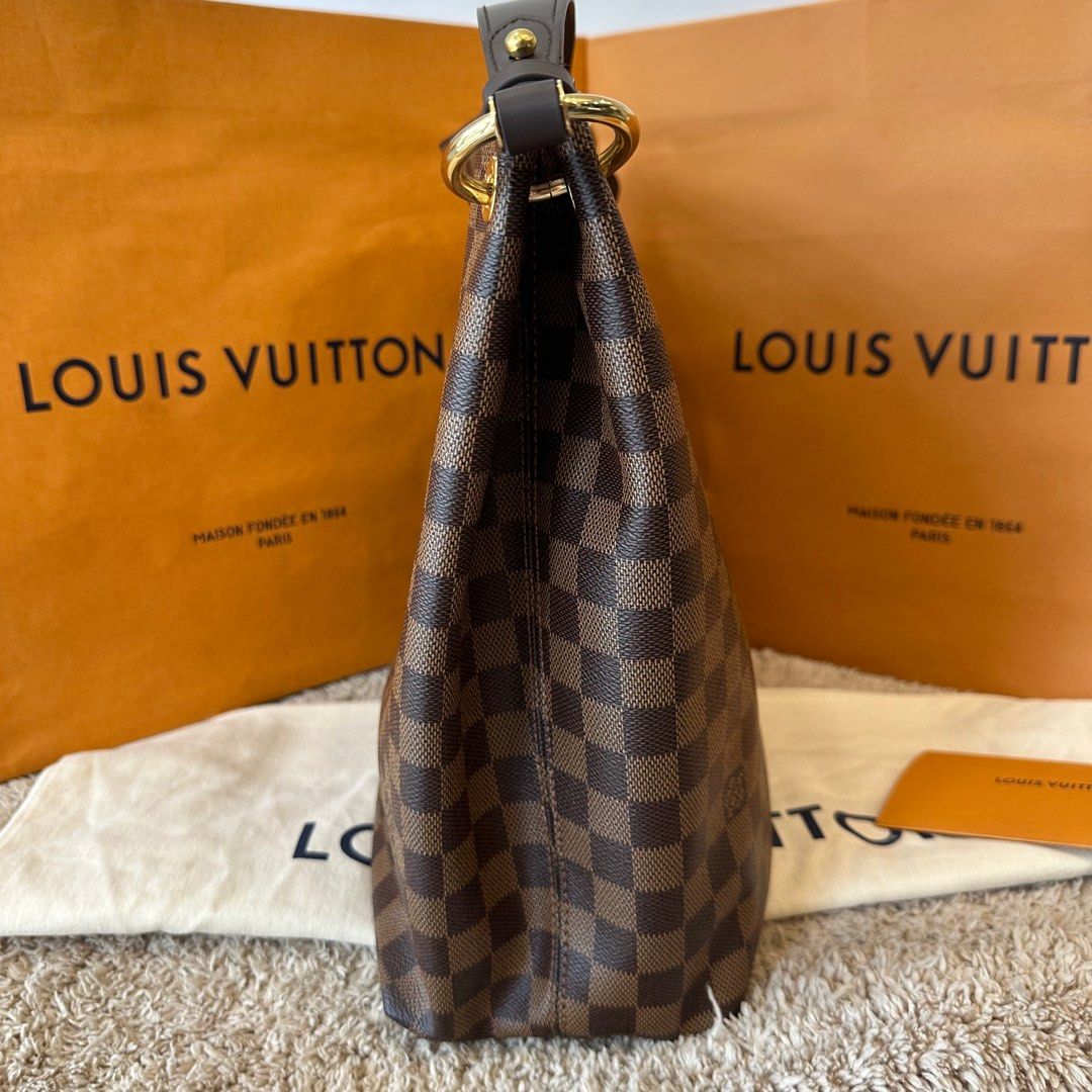 FINAL 1250$]Louis Vuitton Graceful MM Damier Ebene, Luxury, Bags & Wallets  on Carousell