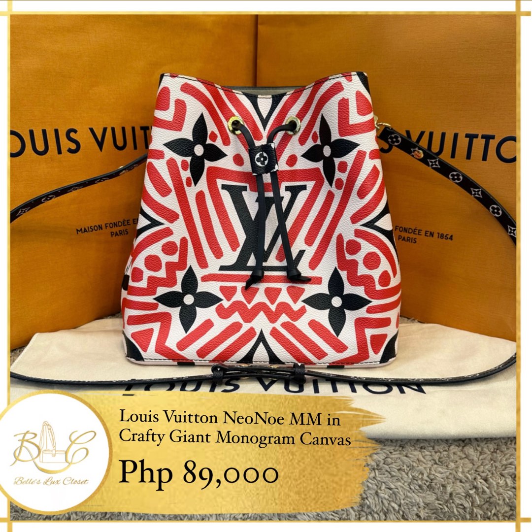 Louis Vuitton Giant Crafty Neo Alma PM Bag