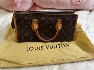 Louis Vuitton Papillon Size 30 Red N51303 Damier Ebene Canvas