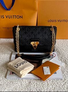 Louis Vuitton Monogram Empreinte Sarah Wallet Mastic