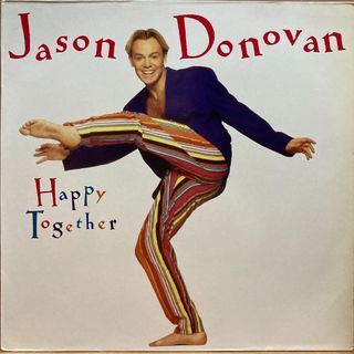 LP 黑膠唱片 Jason Donovan Happy Together / She's In Love With You / Happy Together (Instrumental) 12" Single (Germany)