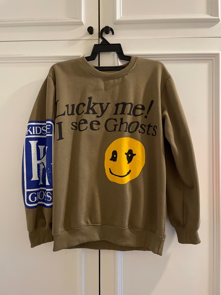 Lucky me I see ghost sweatshirt Men s Fashion Tops Sets