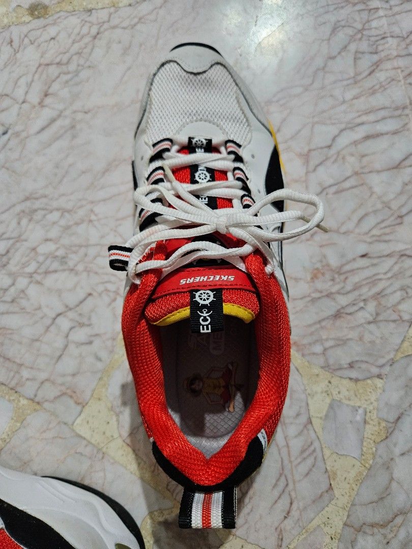 Luffy One Piece Sketchers Sneaker, Men's Fashion, Footwear