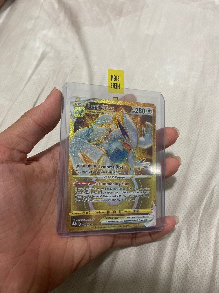 golden lugia pokemon card Pokmon TCG Japan: Paradigm Trigger Preview: Gold Lugia VSTAR