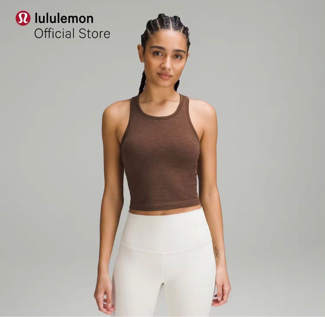 Lululemon White Align Tank 6, Women's Fashion, Activewear on Carousell