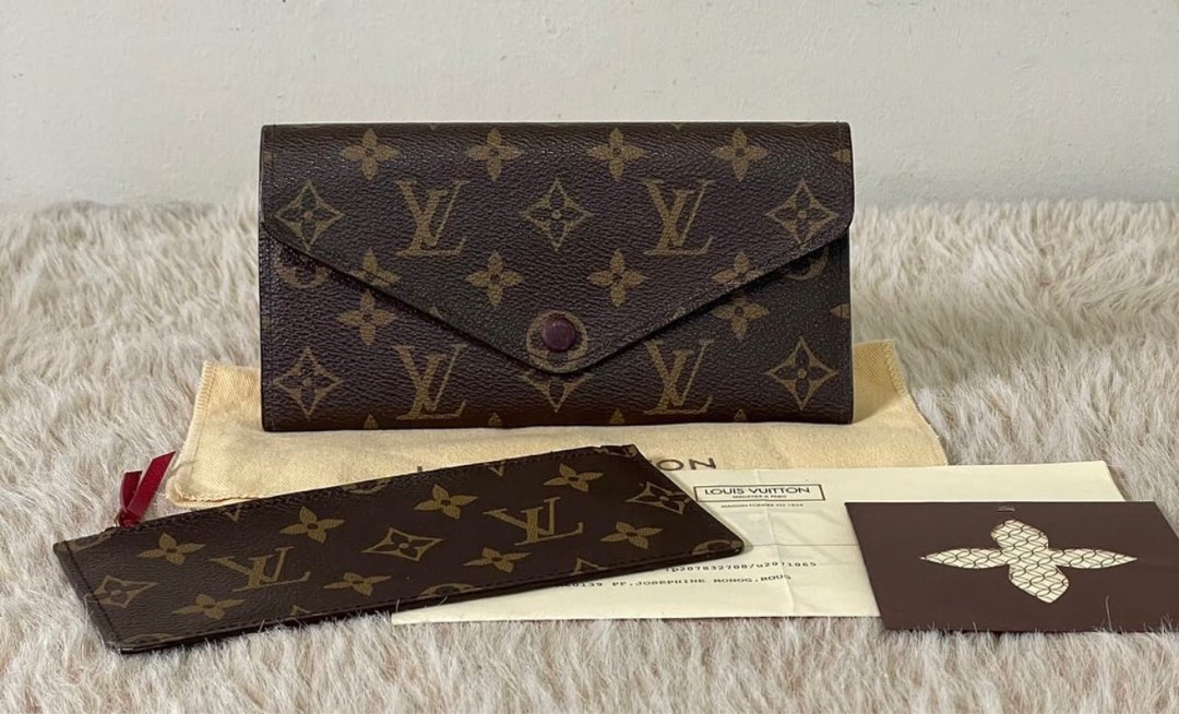 Used Louis Vuitton Damier Azur Josephine Wallet Insert