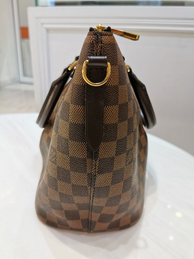 Louis Vuitton Shoulder Bag Siena Mm Damier Ebene Canvas Shoulder