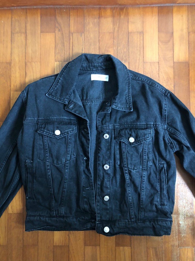 Next black new arrivals denim jacket