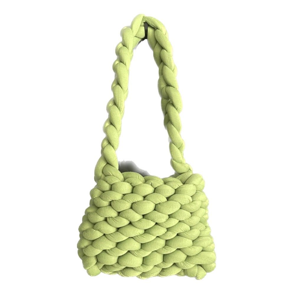 matcha green crochet bag, Women's Fashion, Bags Wallets