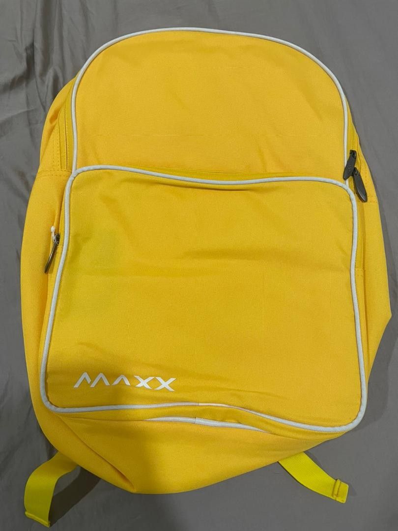 Maxx Backpack (Yellow), Men's Fashion, Bags, Backpacks on Carousell