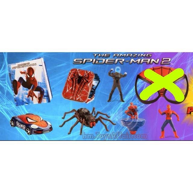 The amazing spider shop man 2 mcdonald's