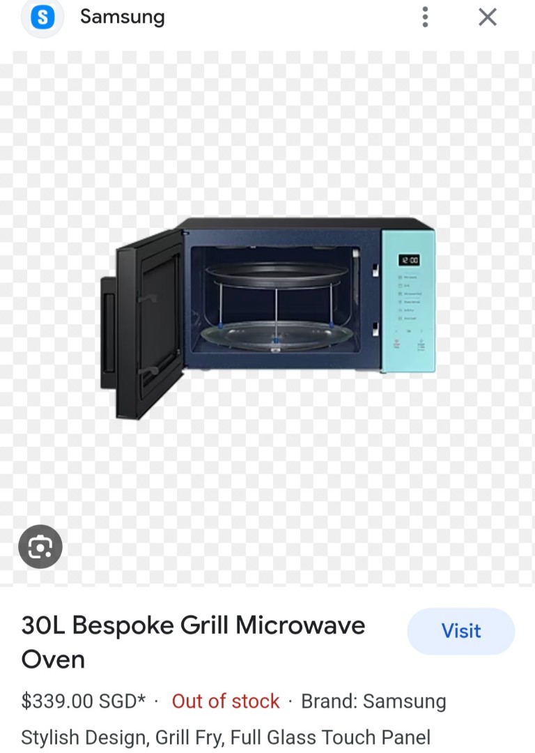 30L Bespoke Grill Microwave Oven