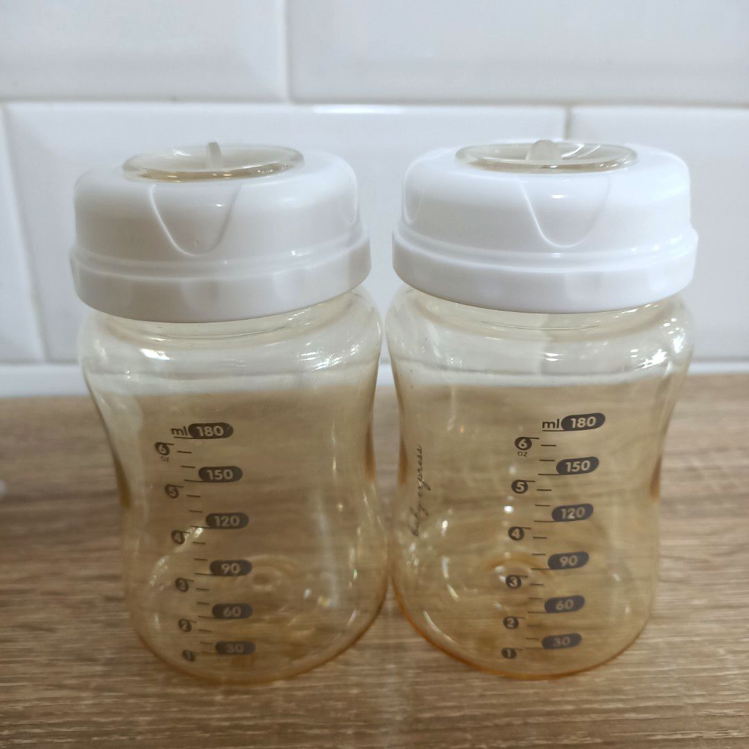 Breastmilk storage bottles PPSU 180ml Baby Express Avent Spectra compatible