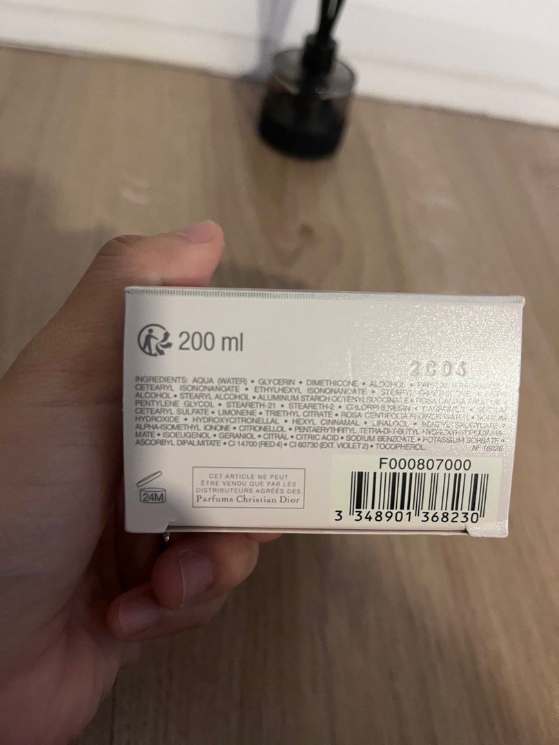Miss dior lait sales fondant