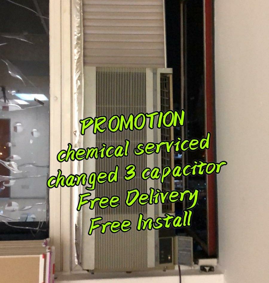 Mitsubishi Window casement aircon, TV & Home Appliances, Air Conditioners & Heating on Carousell