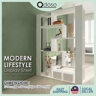 MODERN DISPLAY SHELF BOOKCASE DIVIDER
