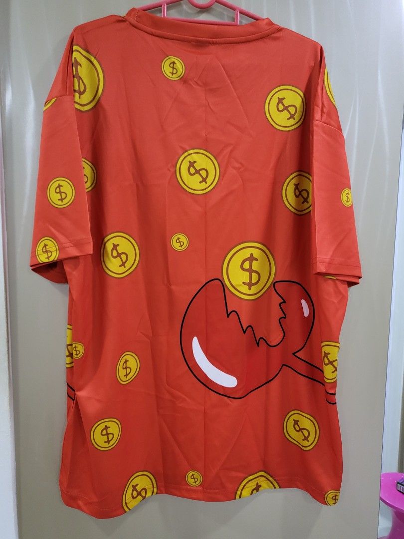 Mr Krabs dry fit XXL T Shirt Men s Fashion Activewear on Carousell