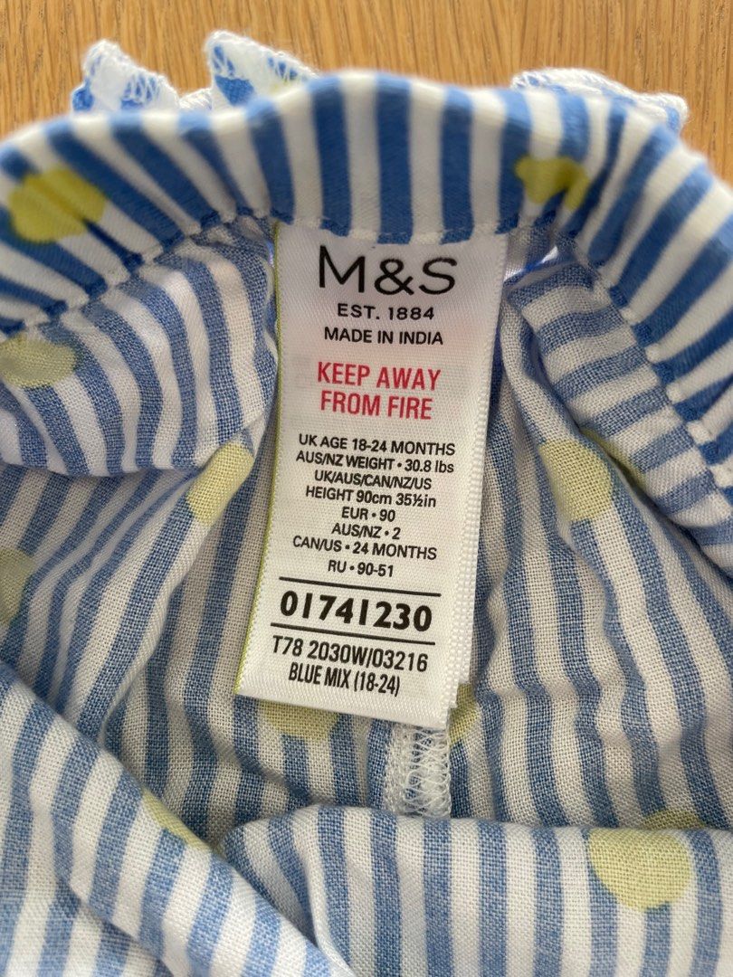 Marks and shop spencer striped trousers