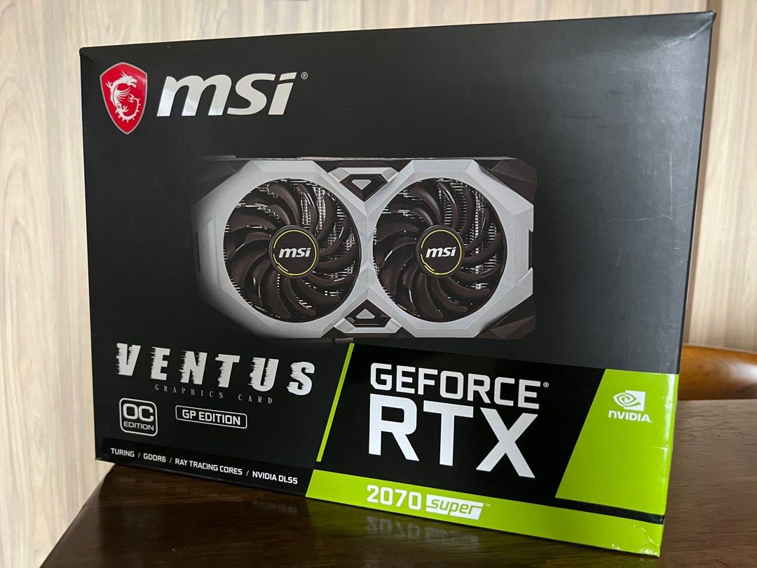 MSI RTX 2070 SUPER VENTUS 8 GB OC EDITION Computers Tech Parts