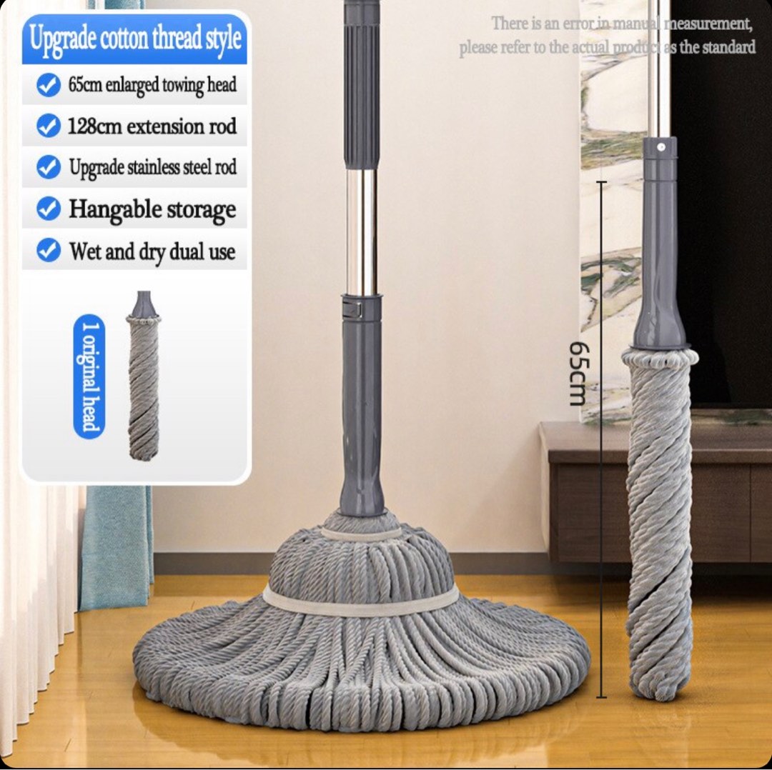 Multi Lazy Clean SelfWring Mop [TIKTOK VIRAL], TV & Home Appliances