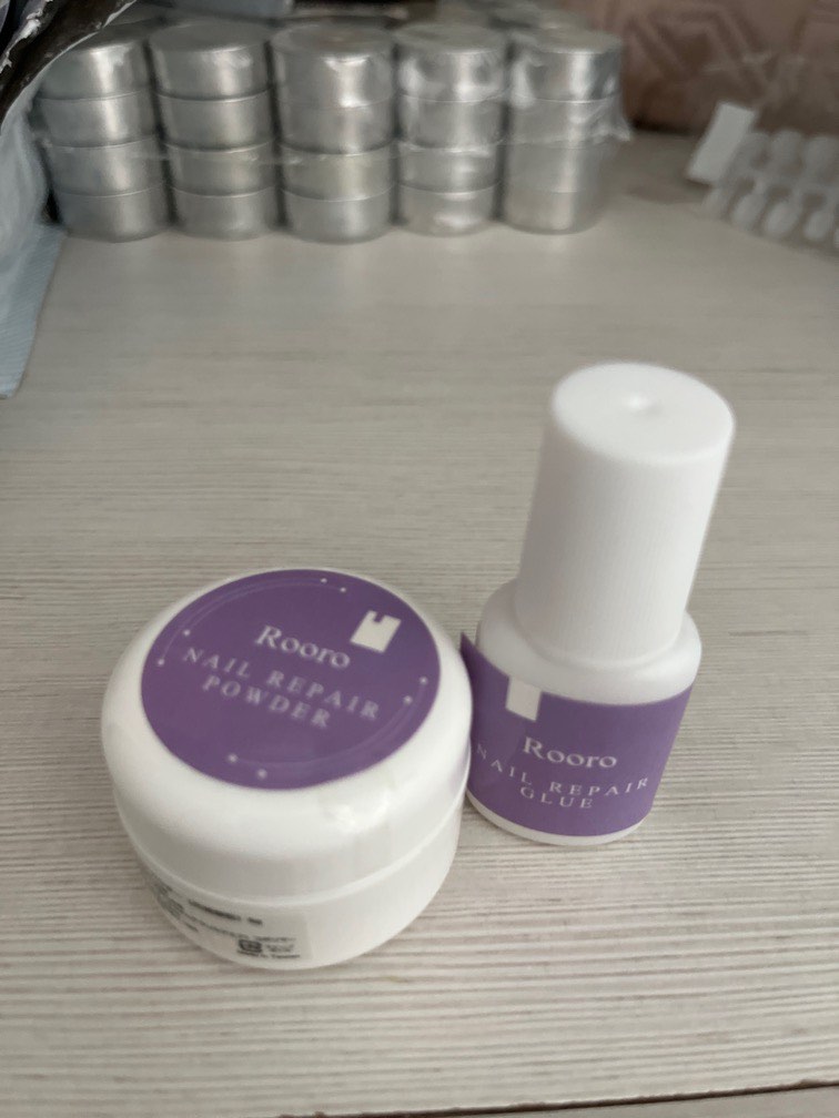 nail repair glue and powder, Beauty & Personal Care, Hands & Nails on
