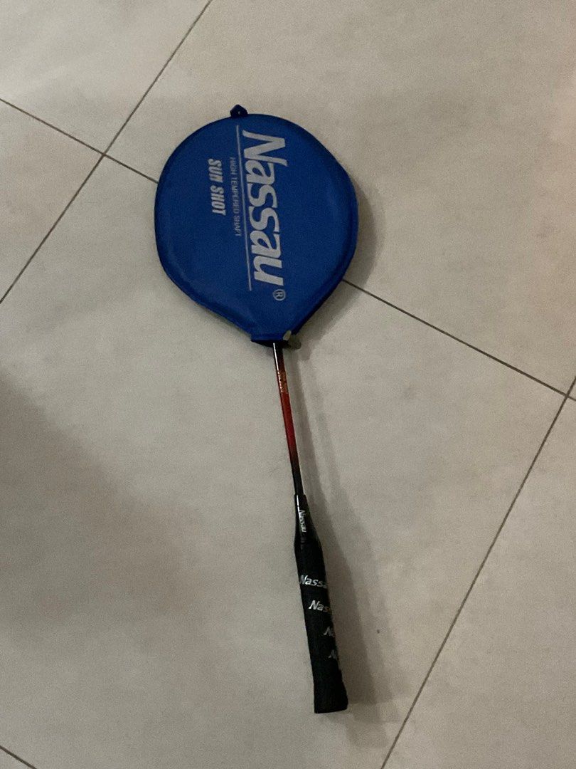 Nassau badminton racket (2 rackets), Sports Equipment, Sports & Games