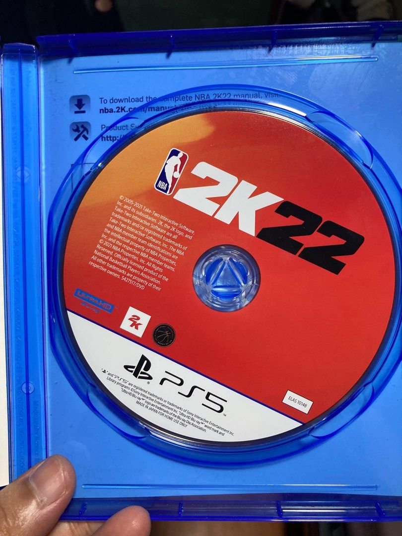 NBA 2K22 PS5 (Category: PlayStation) located in Manila. Submitted by pauloujavier (Listing ID 1256639849, Image 2). Description: Good day, I’m currently selling my NBA 2K22 PS5 Game region 3 for the amount of PHP 900 for serious and interested buyers pls. contact me at my cell number-. Note: For meet-up inTaguig City- Market2x or SM Aura or in Lucena City. #genzboss.