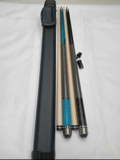 New Radial Plain with Joint Protector Billiard Cue Stick with 1x1 Hardcase / Billiard Accessories