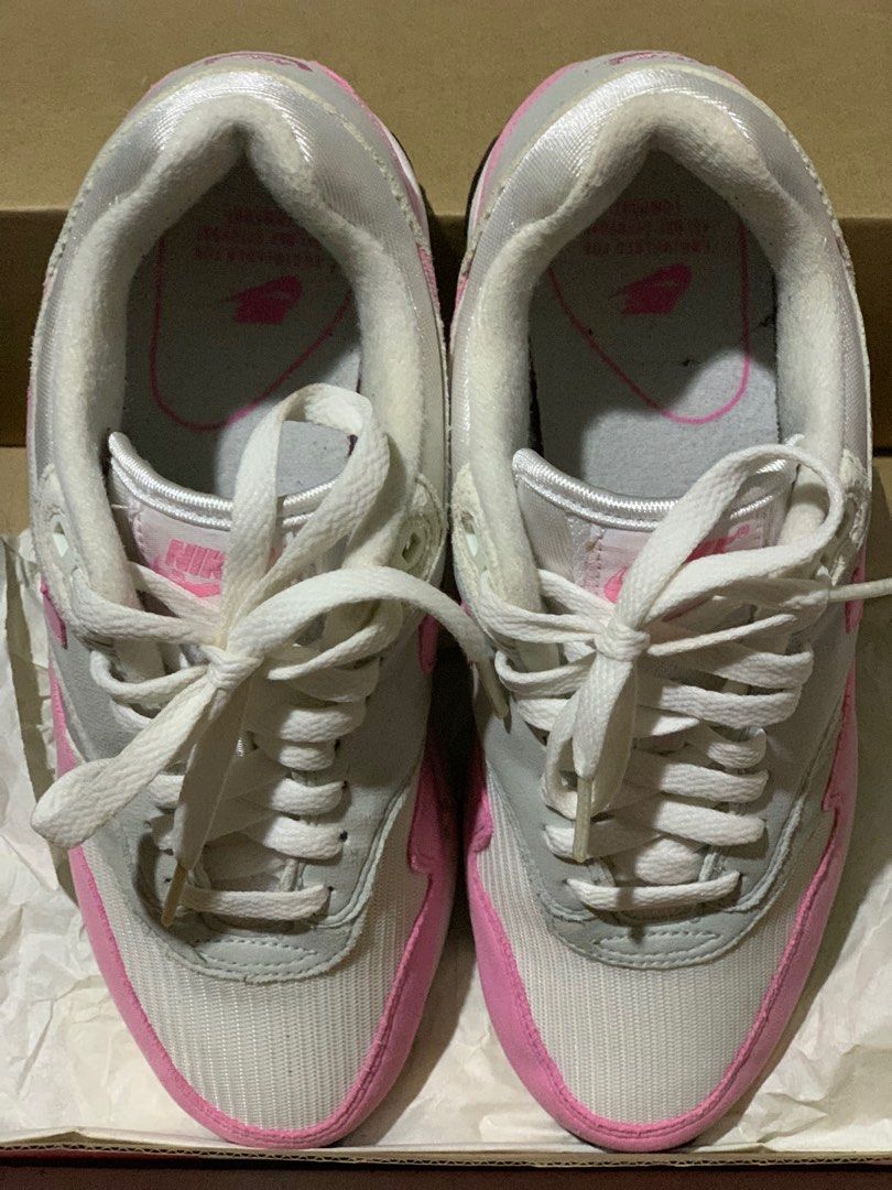 NIKE AIR MAX 1 PSYCHIC PINK Men s Fashion Footwear Sneakers on